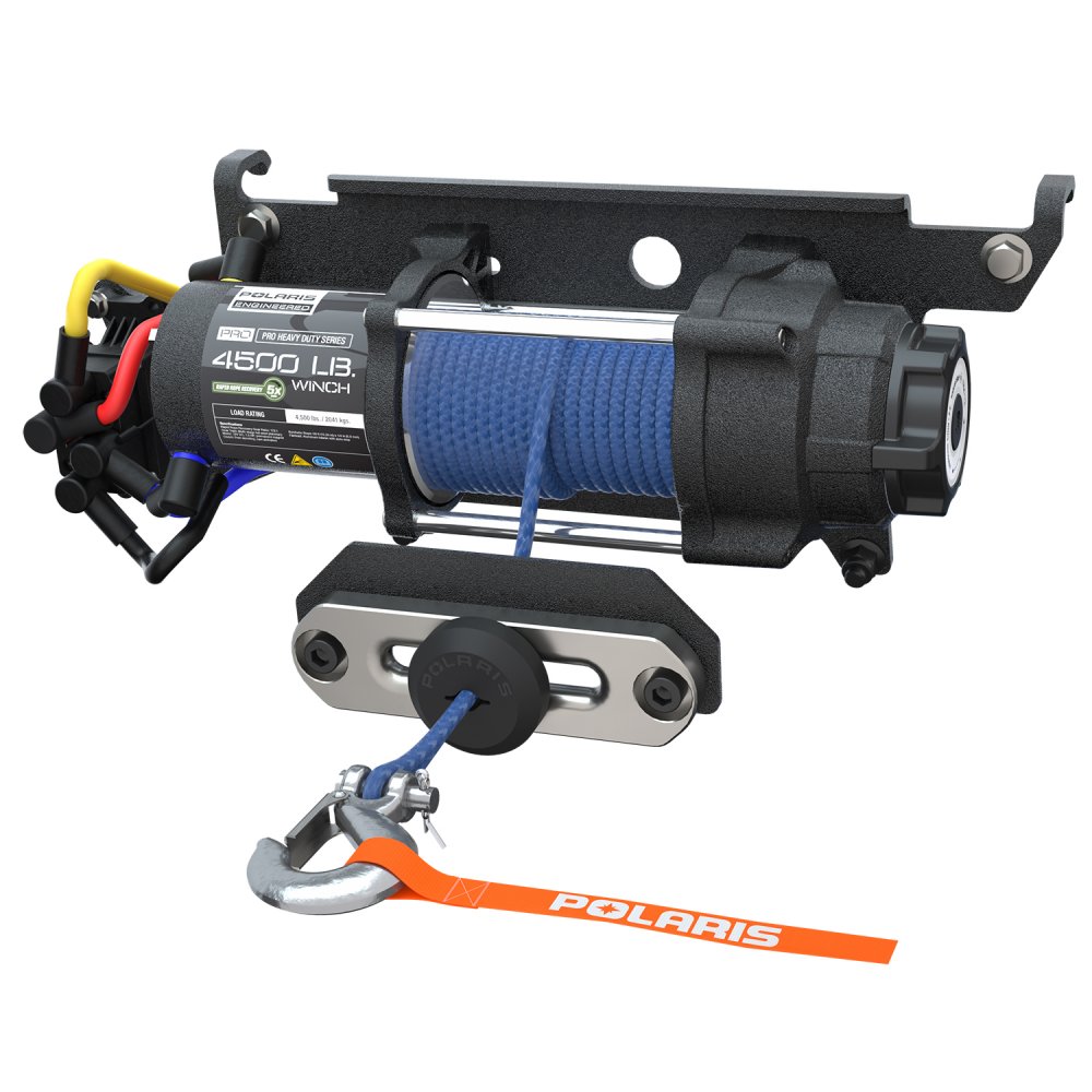 Polaris® PRO HD 4,500 Lb. Winch with Rapid Rope Recovery # 2882711